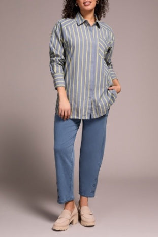 Long Sleeve Button Front Shirt