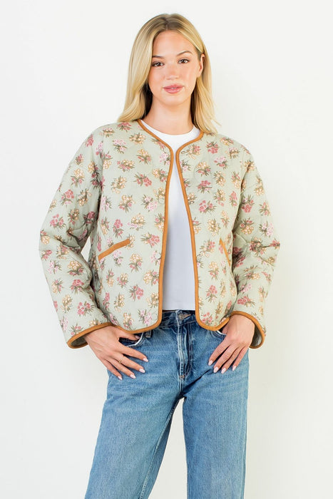 Floral Quilted Jacket