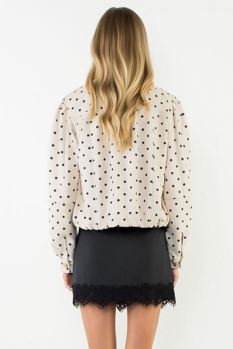 Polka Dot Jacket with Pockets