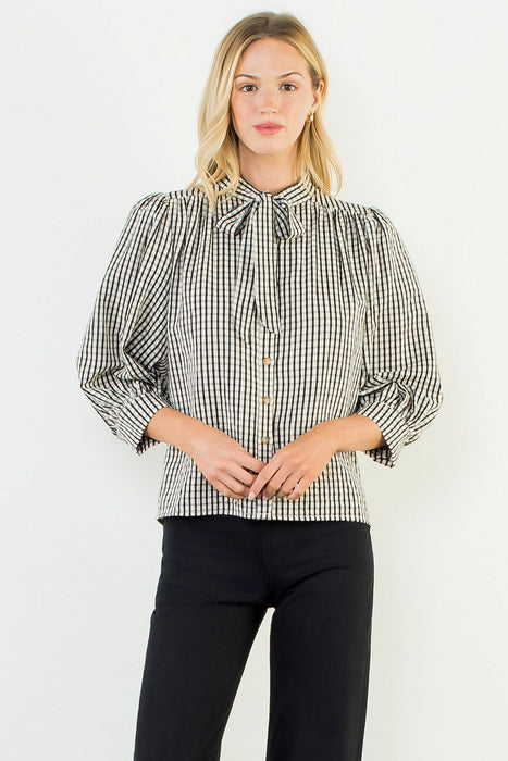 Gingham Button Up Shirt
