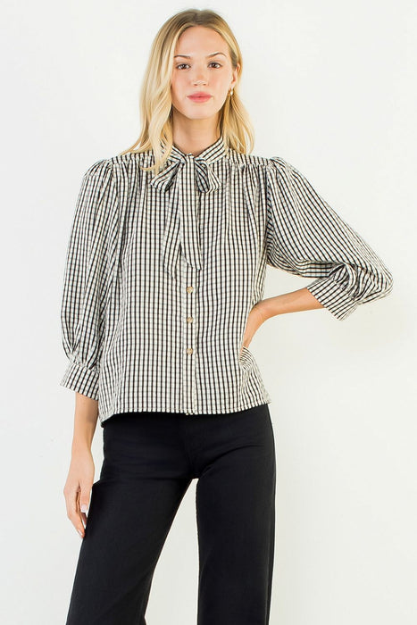 Gingham Button Up Shirt