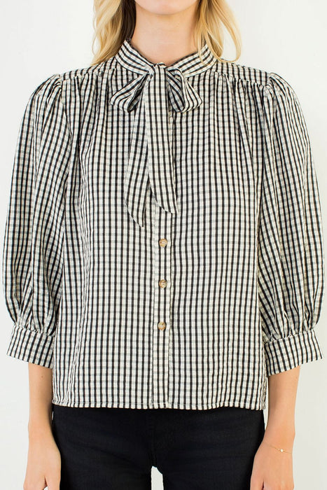 Gingham Button Up Shirt