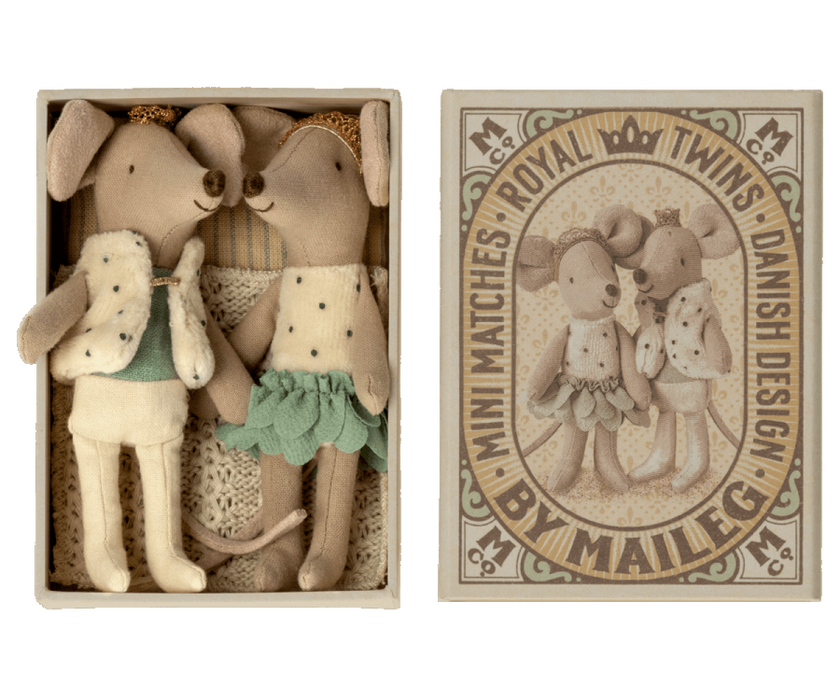 ROYAL TWINS MICE LITTLE SISTER LITTLE BROTHER IN BOX