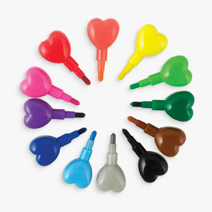 Heart to Heart Stacking Crayons