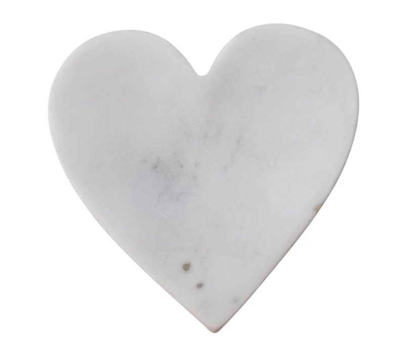 MARBLE HEART DISH 4.5"